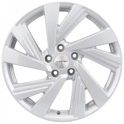 Диски Khomen KHW 1801 7.5x18 5*114.3 ET50 DIA66.1 F-Silver Литой купить с бесплатной доставкой в пункты выдачи в Петербурге